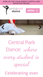 Mobile Screenshot of centralparkdance.com